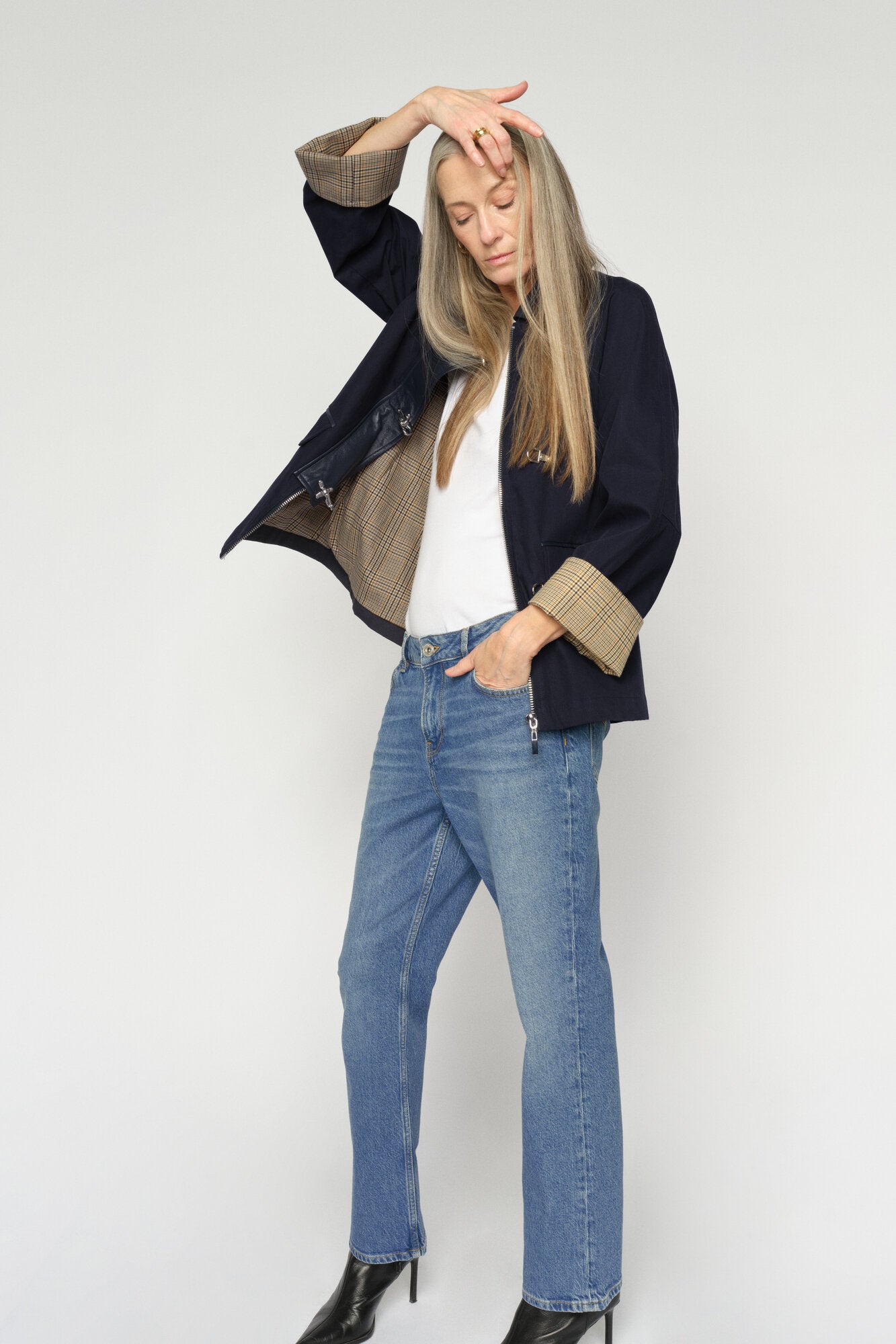Fallon Mercer jakke – Salute Navy